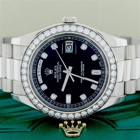 rolex presidential 41mm white gold|rolex president gold for sale.